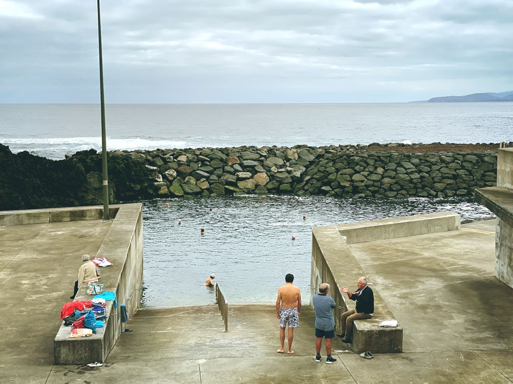Poços de São Vicente na Ilha de São Miguel nos Açores
