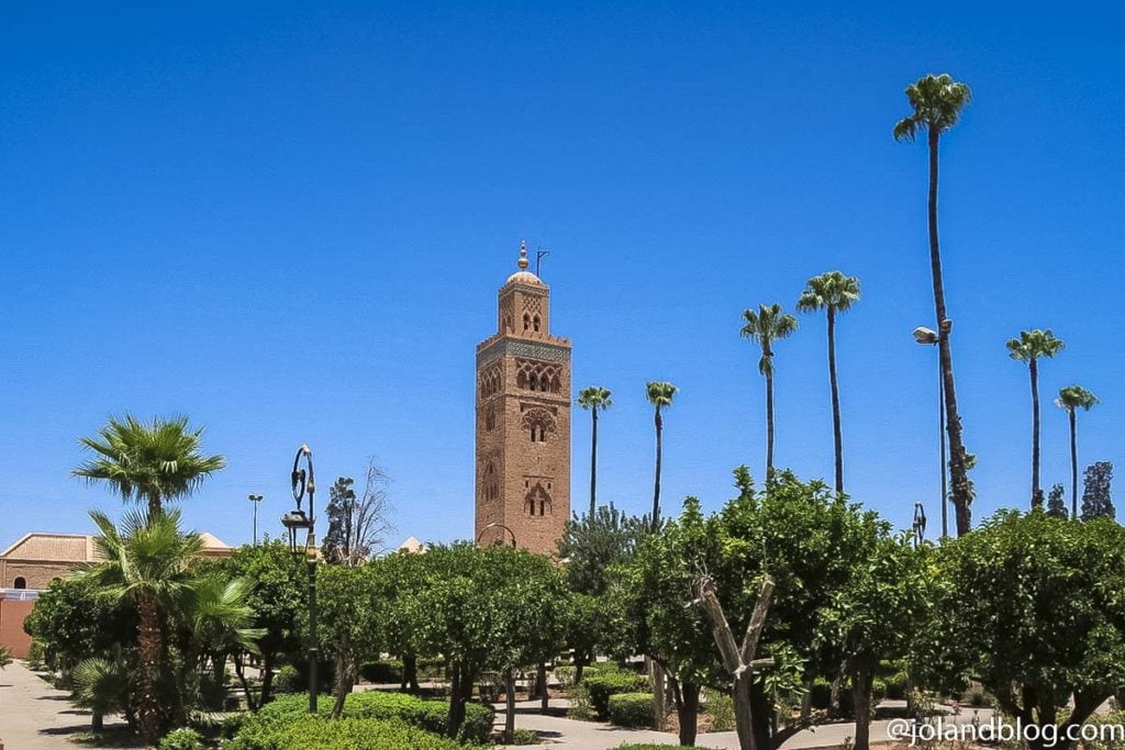 Jardins Koutoubia, Marraquexe, Marrocos
