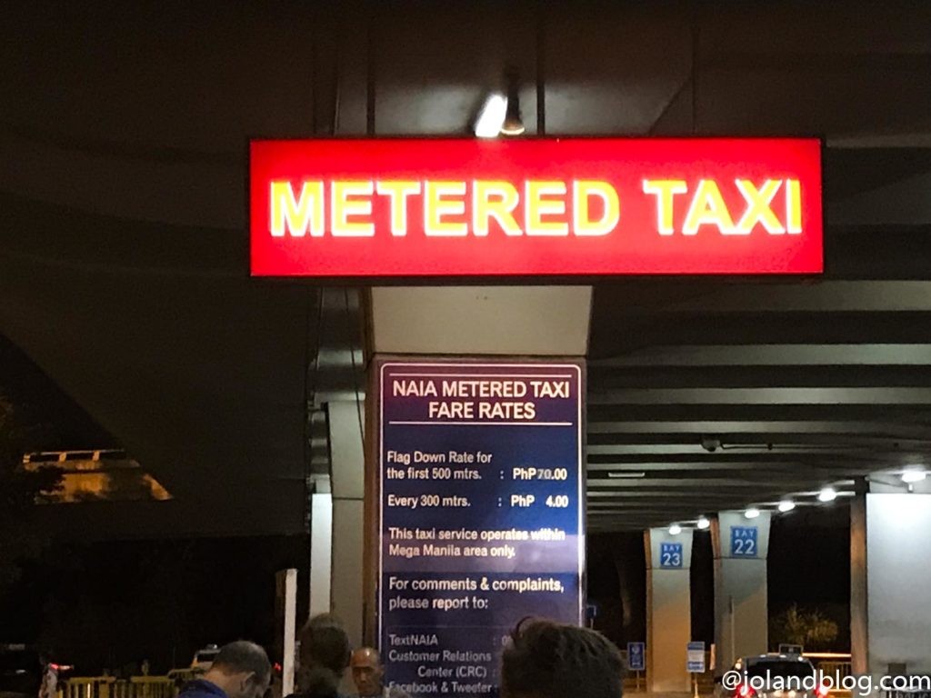 Zona de Táxis, aeroporto de Manila | Transportes em Manila