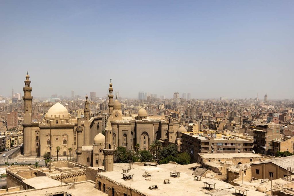 Vista sobre a cidade do Cairo