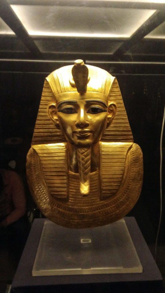 Tutankamon no Museu do Egito