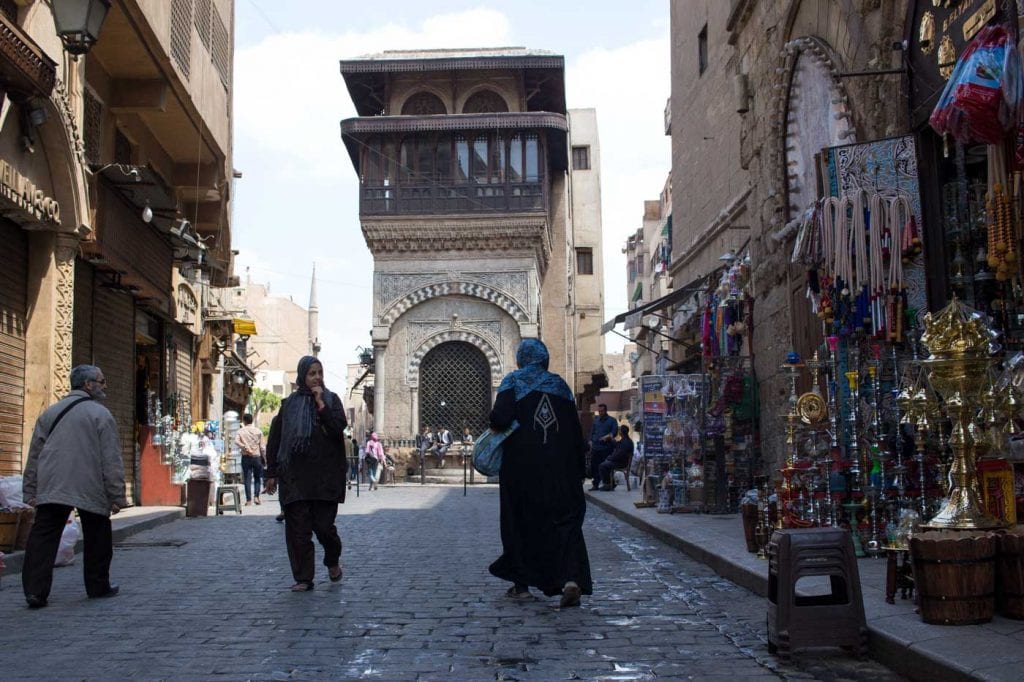 Ruas no Cairo