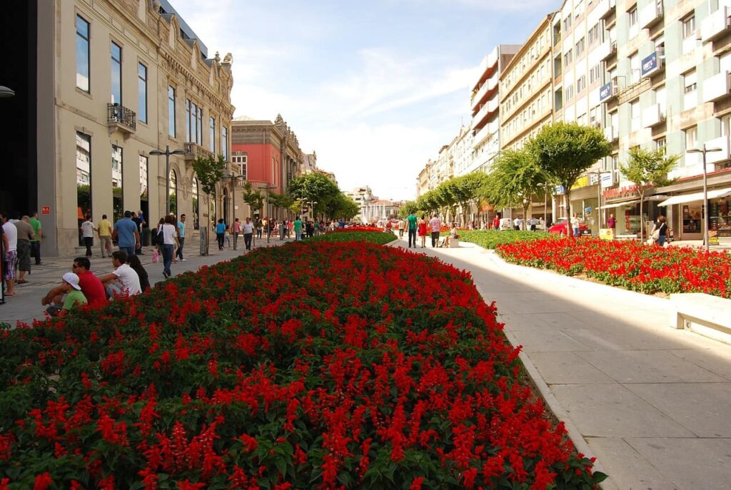 Centro da cidade de Braga