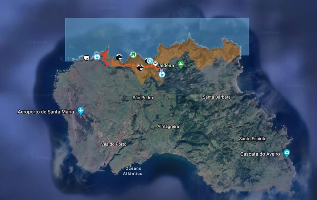 Trilhos Ilha Santa Maria, Açores | Trilho Costa Norte