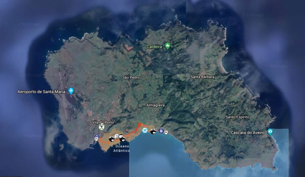 Trilhos Ilha Santa Maria, Açores | Trilho Costa Sul