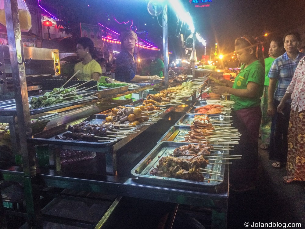 Chinatown in Yangon, Myanmar
