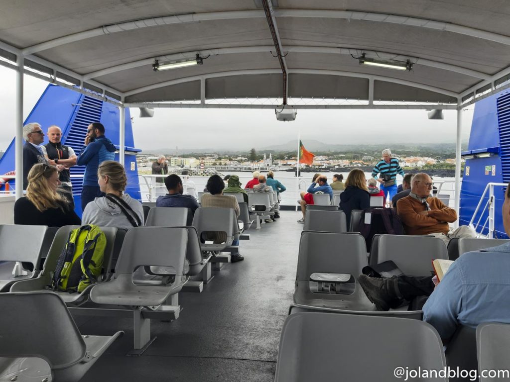 Ferry from Faial to Pico Island, Azores