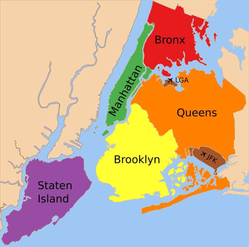Os 5 boroughs de Nova Iorque | Como encontrar alojamento barato